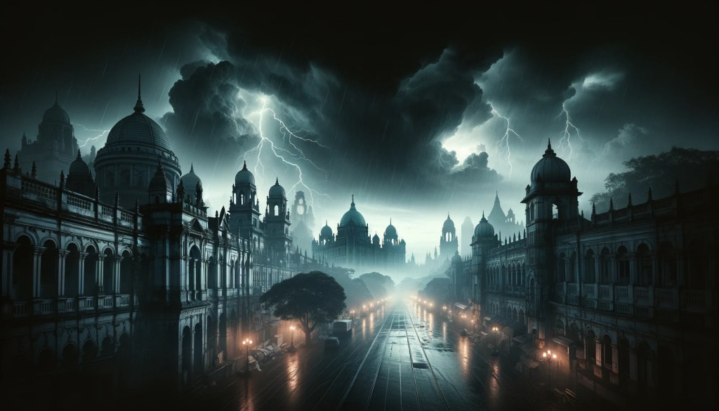 How the storms looked like at Kolkata at times...